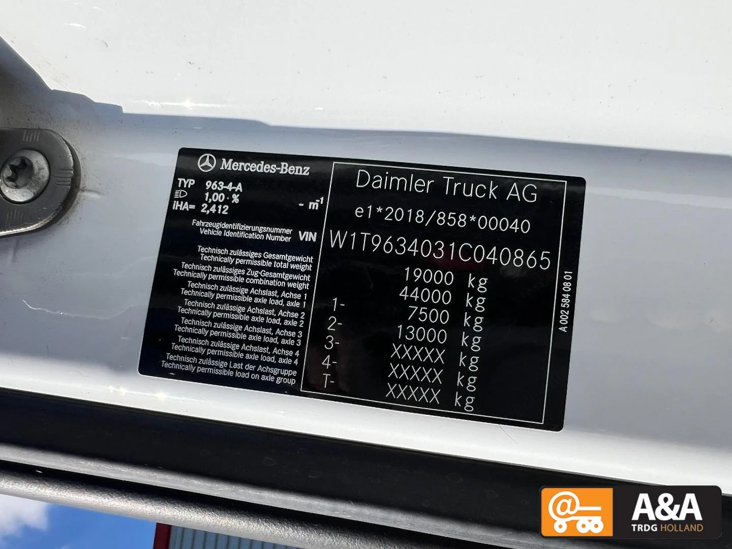 Mercedes-Benz Actros 2022 - 1845 LS afbeelding 64