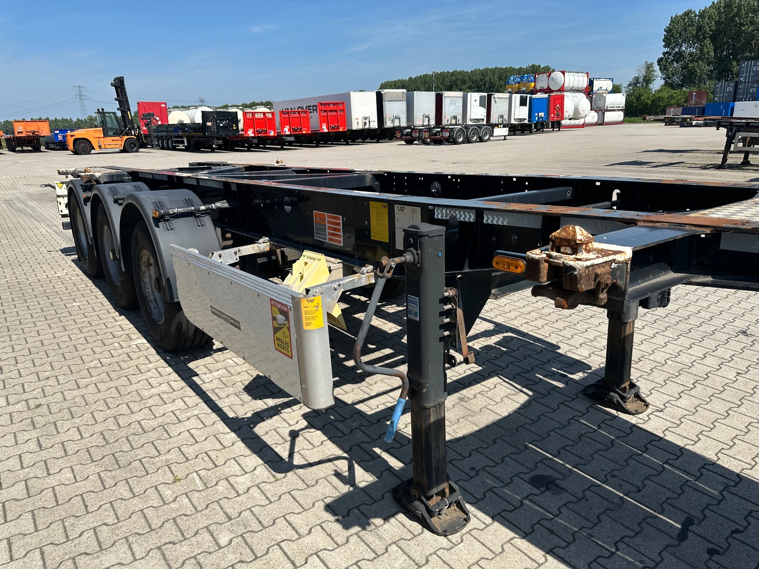LAG 2017 - 20FT/30FT ADR Chassis / BPW DRUM / ADR (EXII, EXII, FL, AT) / NL-Chassis / 10x available zdjęcie 15