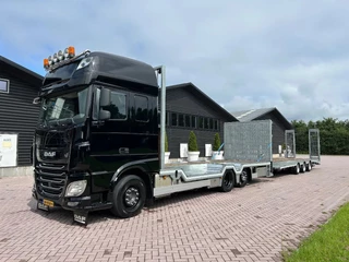 DAF XF 460 2014 - Machine transporter - Veldhuizen 25 ton TRIDEM SEMI SEMI-DIEPLADER te koop