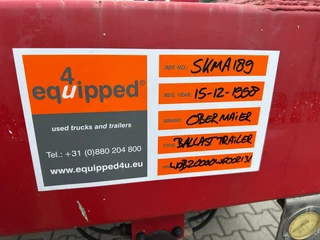 Obermaier N/A 1998 - BALLAST / 18.000KG / DRUMBRAKES obrazek 32