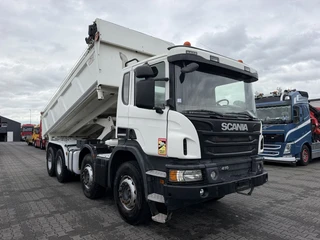 Scania P 2016 - P410 8X4 Euro 6 Retarder Steel suspension 2 Way Tipper Bordmatic afbeelding 2 miniatuur