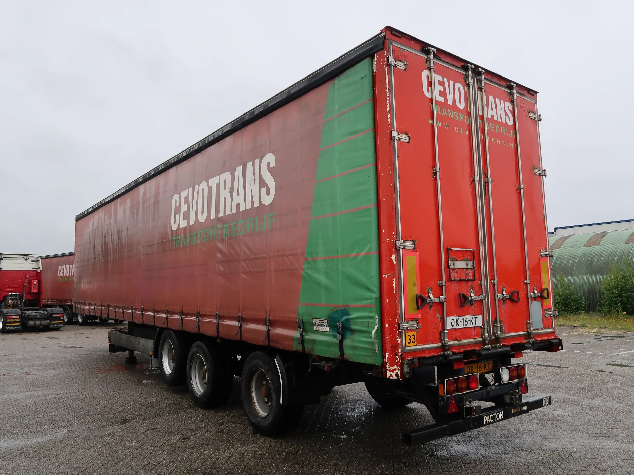 Pacton B3-001 2008 - O4, Lift & Lenkachse BPW, Staplerhalter, 4 Units, TUV, NL Trailer TOP! afbeelding 8