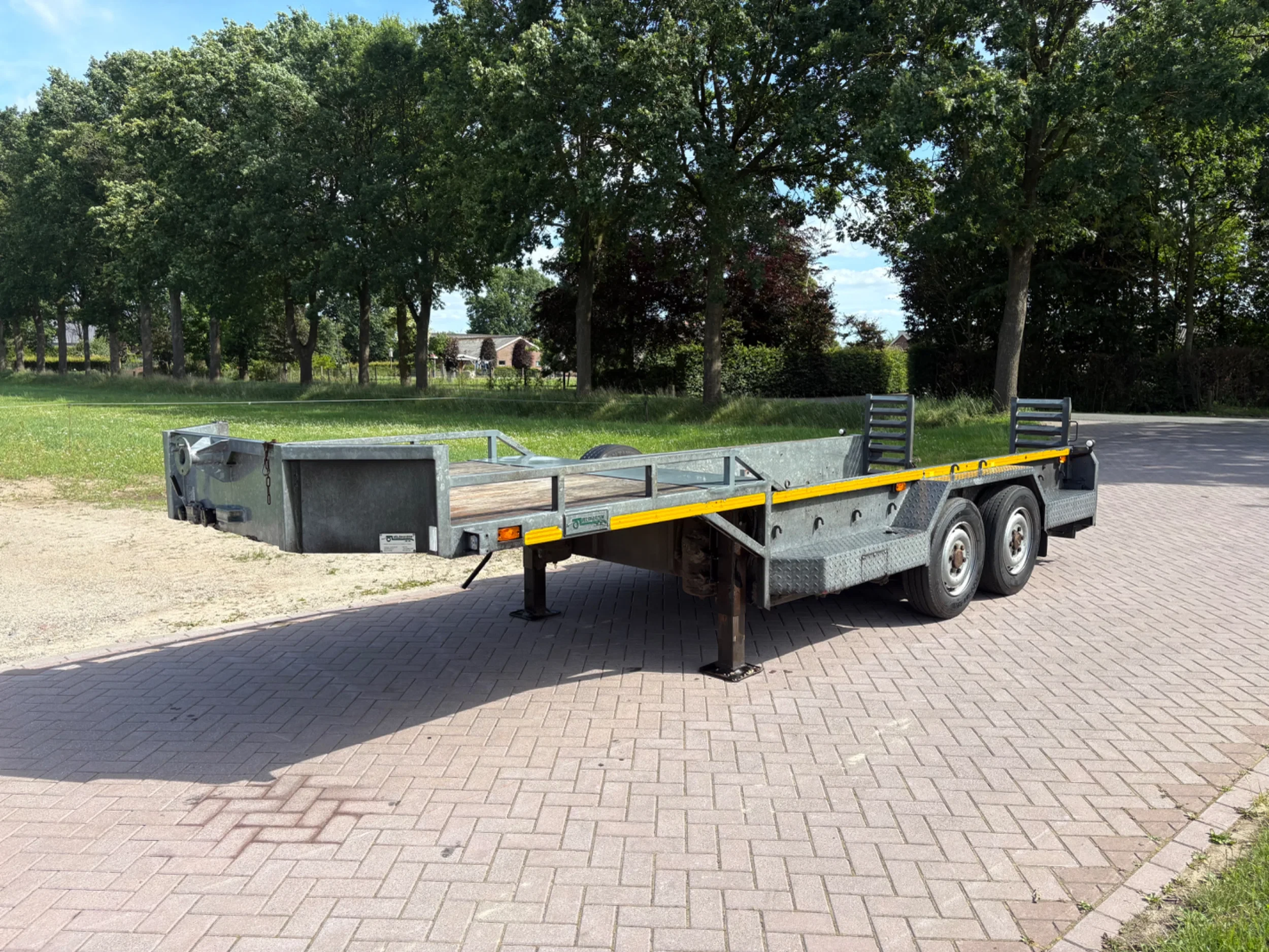 Veldhuizen 2009 - Be oplegger kuipdieplader 8 TON afbeelding 1