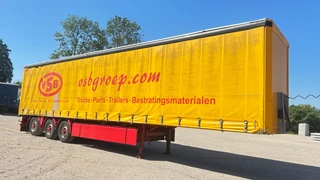 Schmitz Cargobull 2008 - HRD | 3 asser tautliner | alcoa | pallet box | steering afbeelding 1 miniatuur