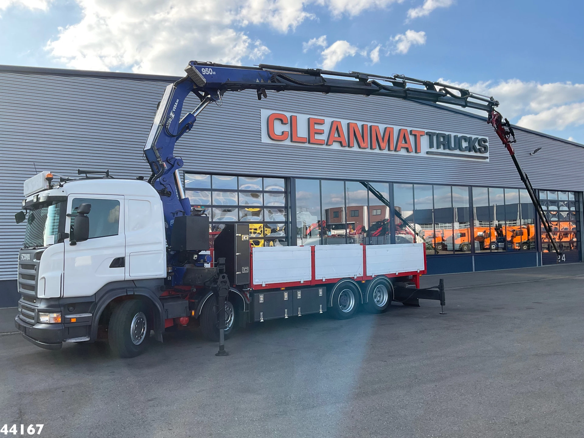 Scania R 2008 - 480 Amco Veba 95 Tonmeter laadkraan + Fly-Jib afbeelding 1