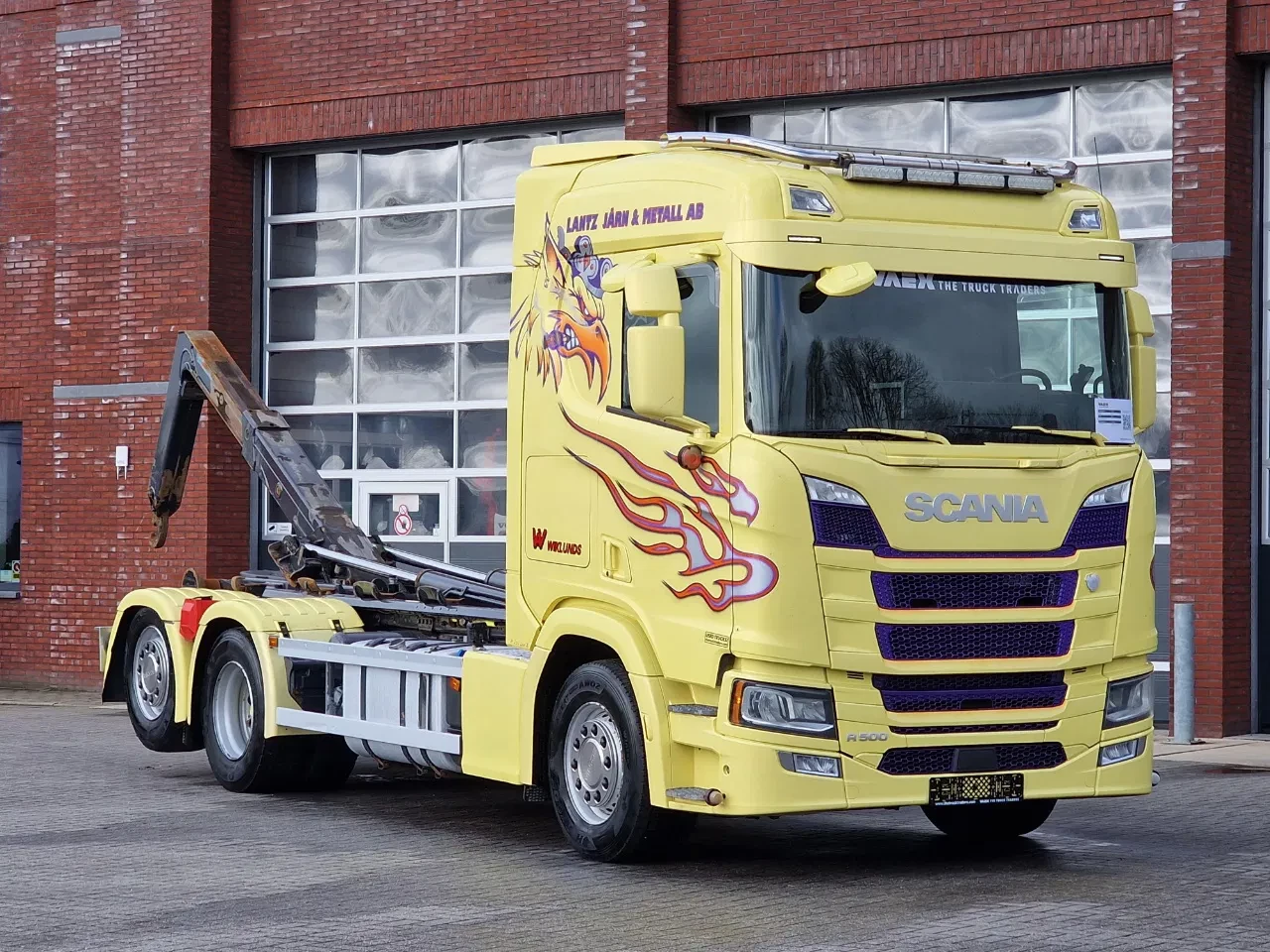 Scania R 2018 - R500 NGS 6x2*4 - HIAB Hooklift 21T - Retarder - Steering axle - Full air - Leather - Led imagen 2