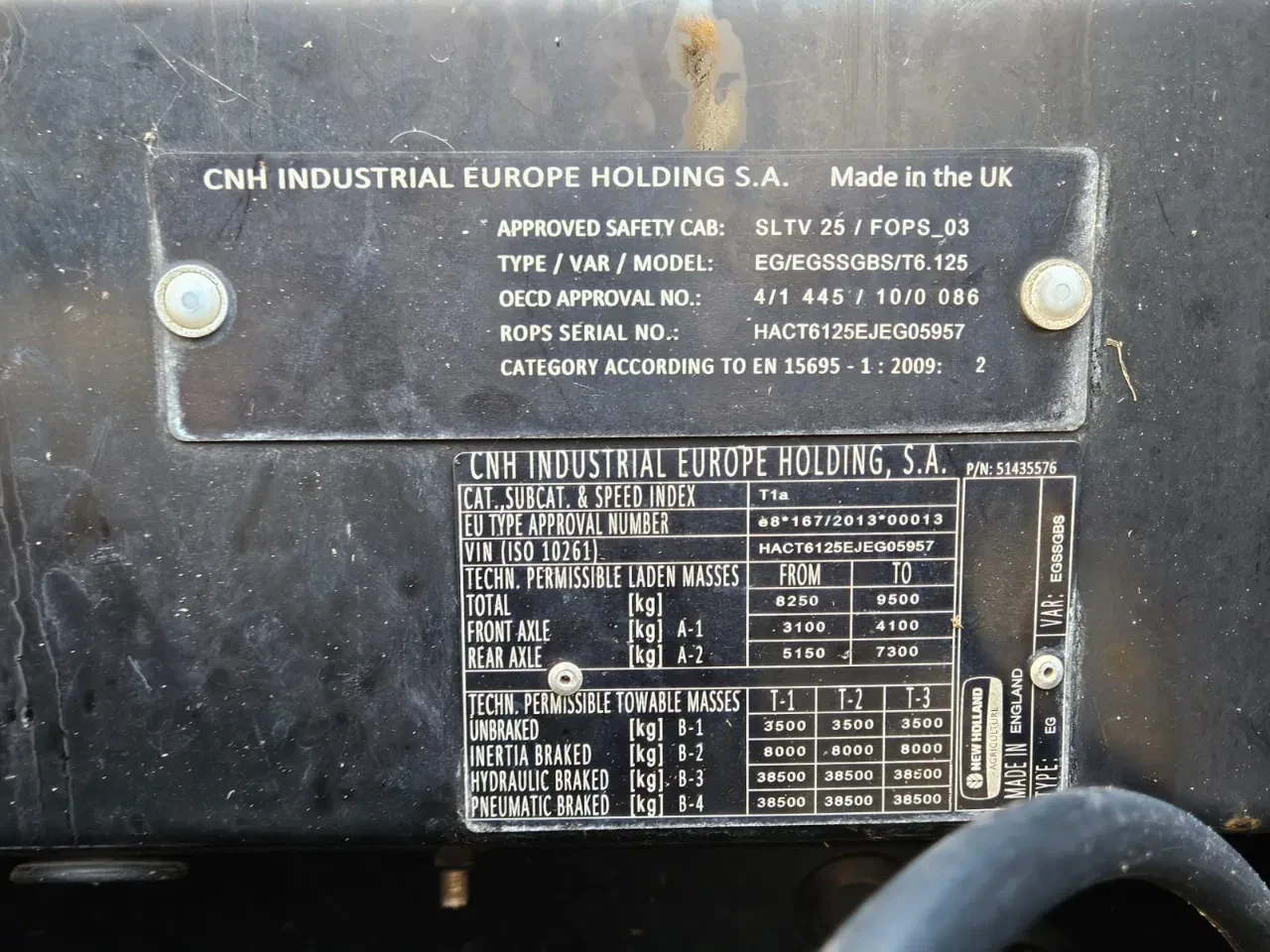 New Holland T6.125S 2018 - Electro command afbeelding 35