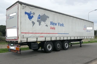 Kögel 2017 - S 24-1 | | Tautliner + Sliding roof | (1) Lift Axle | 2017 | TUV/MOT/APK 05-2027 | Belgium Trailer afbeelding 2 miniatuur