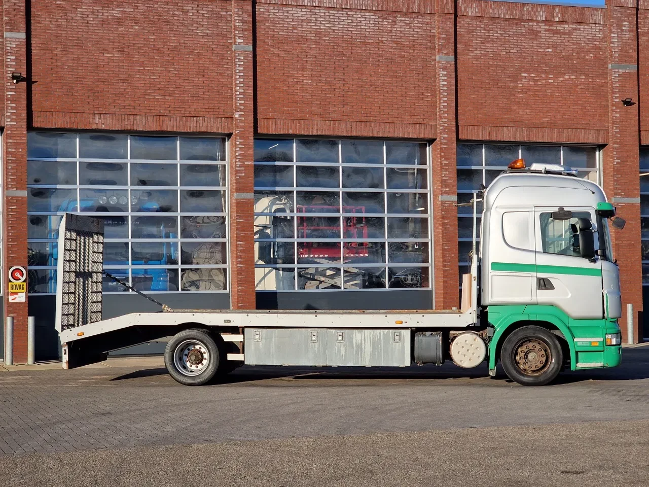 Scania R 2008 - R380 4x2 - Car transport / Flatbed - Ramp - Full air - Night clima afbeelding 12