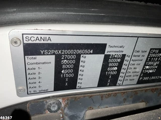 Scania P 2011 - 360 Euro 5 8x2 Hiab 28 Tonmeter laadkraan bild 29