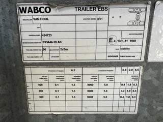 Van Hool N/A 2016 - 20FT ADR CHASSIS / EMPTY WEIGHT 3.280kg / SAF DISC / NL-CHASSIS obrazek 26