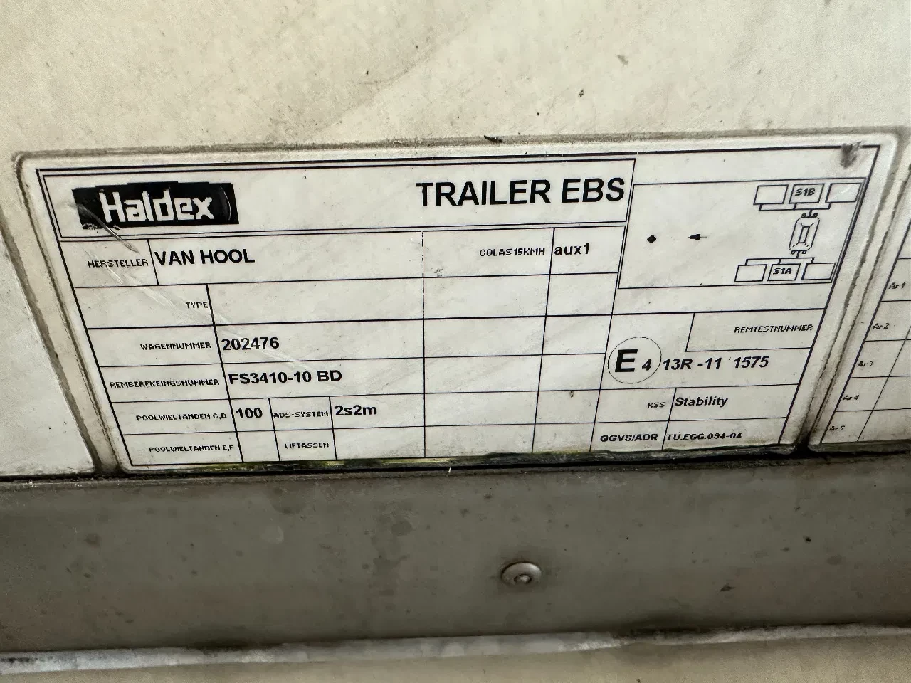 Van Hool 2015 - FOOD / 39.000L / 3-COMP / INOX / NL-trailer image 60