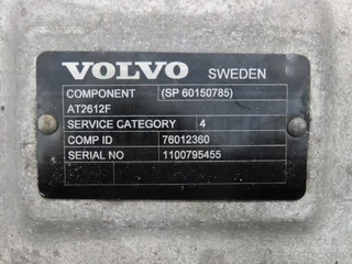 Volvo N/A - Gearbox & Clutch Parts Versnellingsbak AT2612F Volvo image 3