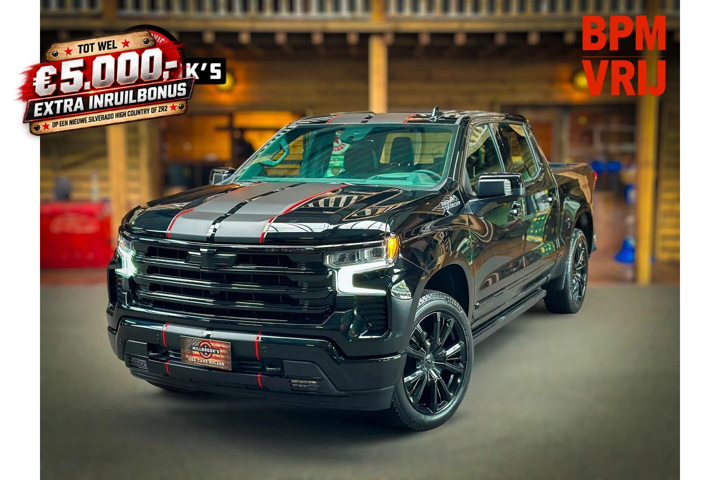 Chevrolet Silverado 2024 - High Country Black Edition 6.2 V8 420 PK afbeelding 1
