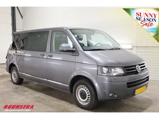 Volkswagen Transporter 2012 - 2.0 TDI L2-H1 DoKa 5-Pers. Leder Navi Airco Cruise PDC AHK afbeelding 2 miniatuur