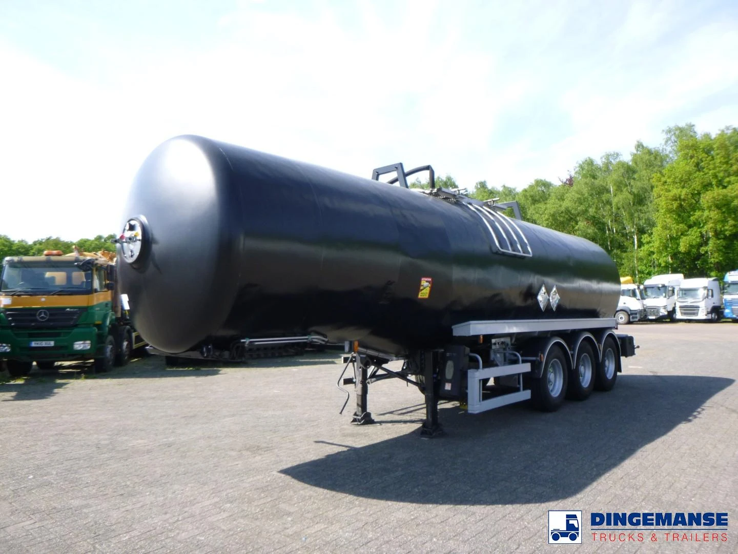 Magyar Bitumen tank inox L1.5BN 32 m3 / 1 comp + ADR 1996 imagen 1