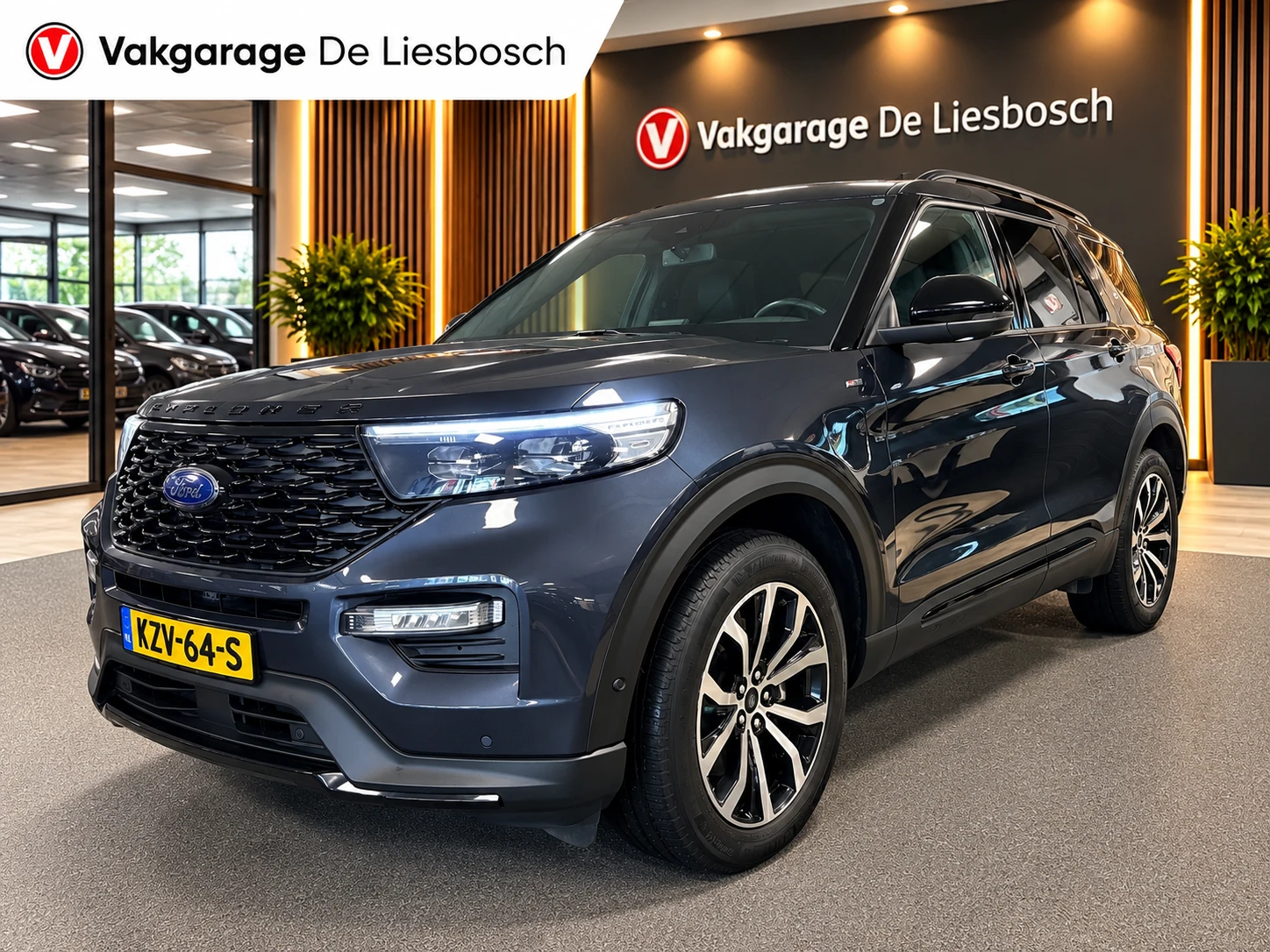 Ford Explorer 2022 - 3.0 V6 EcoBoost PHEV ST-Line 7persoons / panorama-dak / stuur en stoelverwarming / leder / B&O / afbeelding 1