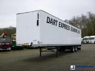 Talson 2-axle closed box trailer 89 m3 1990 en venta