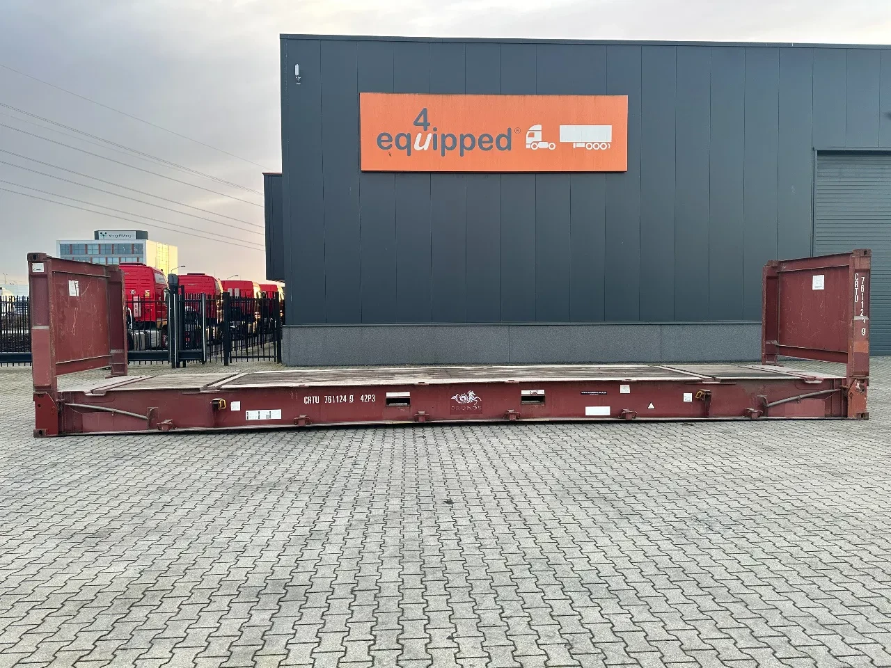 CIMC 2008 - 40FT FLATRACK FLUSH FOLDING / CSC: 10/2027 / 10x available afbeelding 2