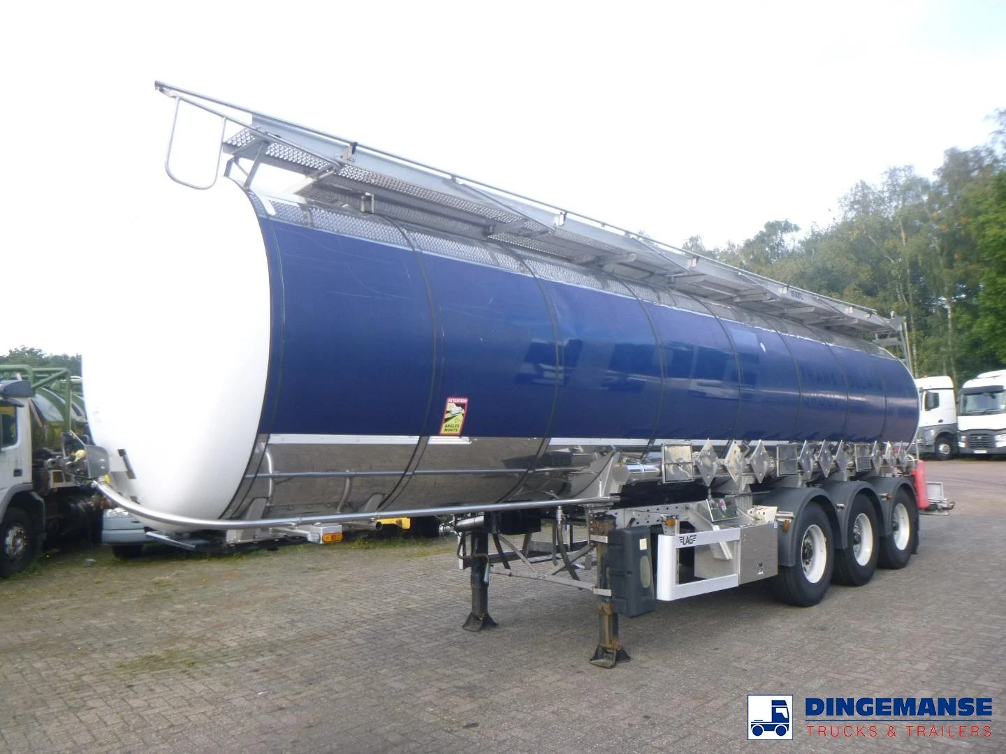 LAG Chemical tank inox L4BH 32.5 m3 / 3 comp 2012 obrázek 1