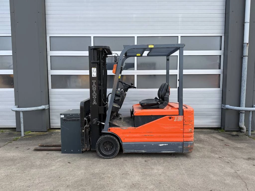 Toyota 2002 - 5FBE18 1.8 ton elektrische heftruck 1800kg triplex afbeelding 1