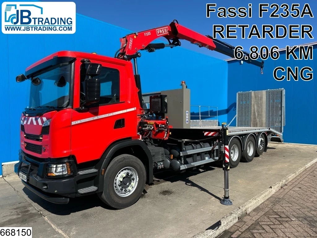 Scania G 2023 - 410 EURO 6e, CNG, 8x4, Retarder, Fassi obrázek 1
