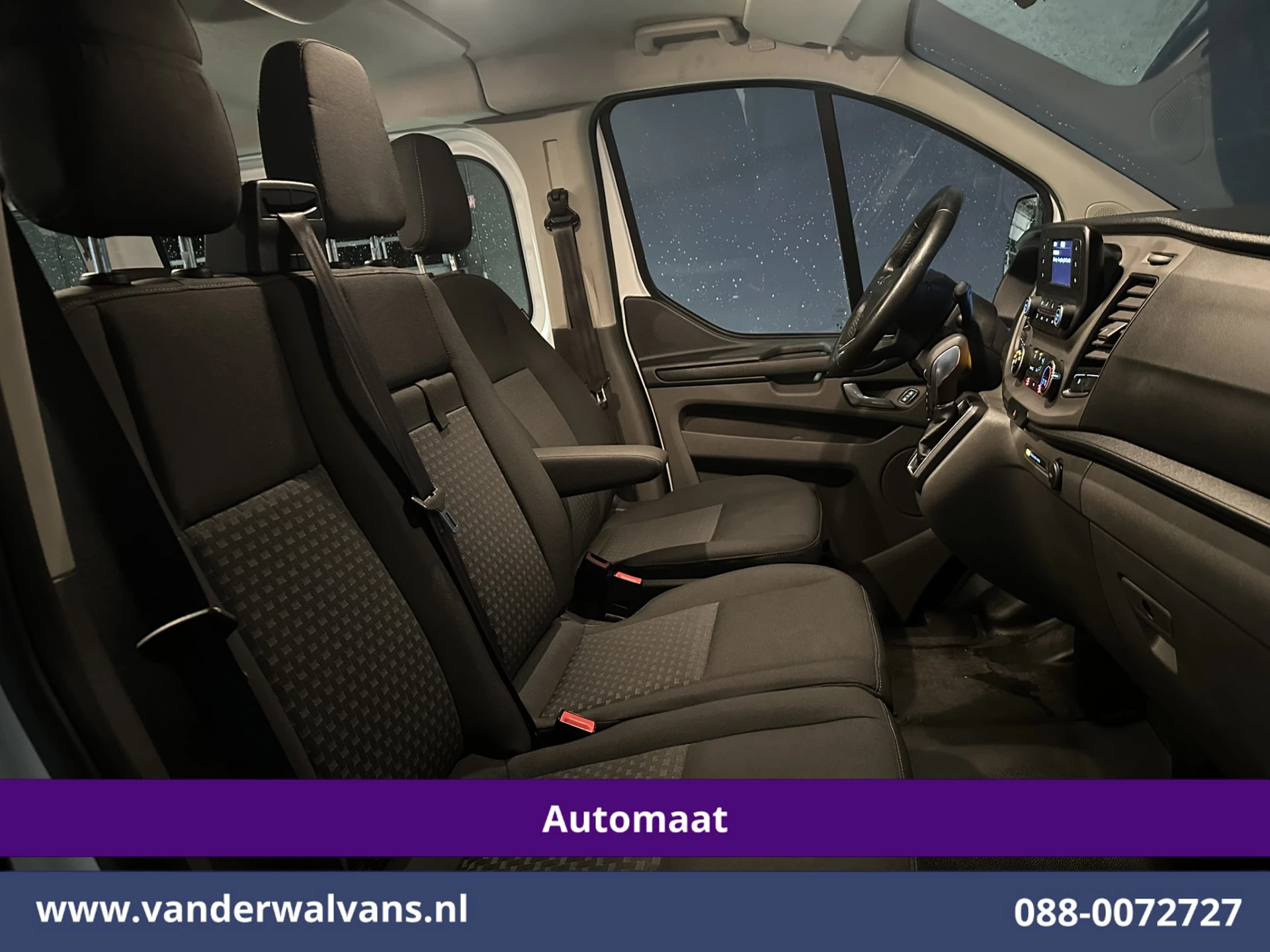 Ford Transit Custom 2021 - 1.0 EcoBoost Hybride Automaat L1H1 9 Persoons Personenbus Euro6 Prijs INCL BTW/BPM Airco | Cruisecontrol | LED afbeelding 9