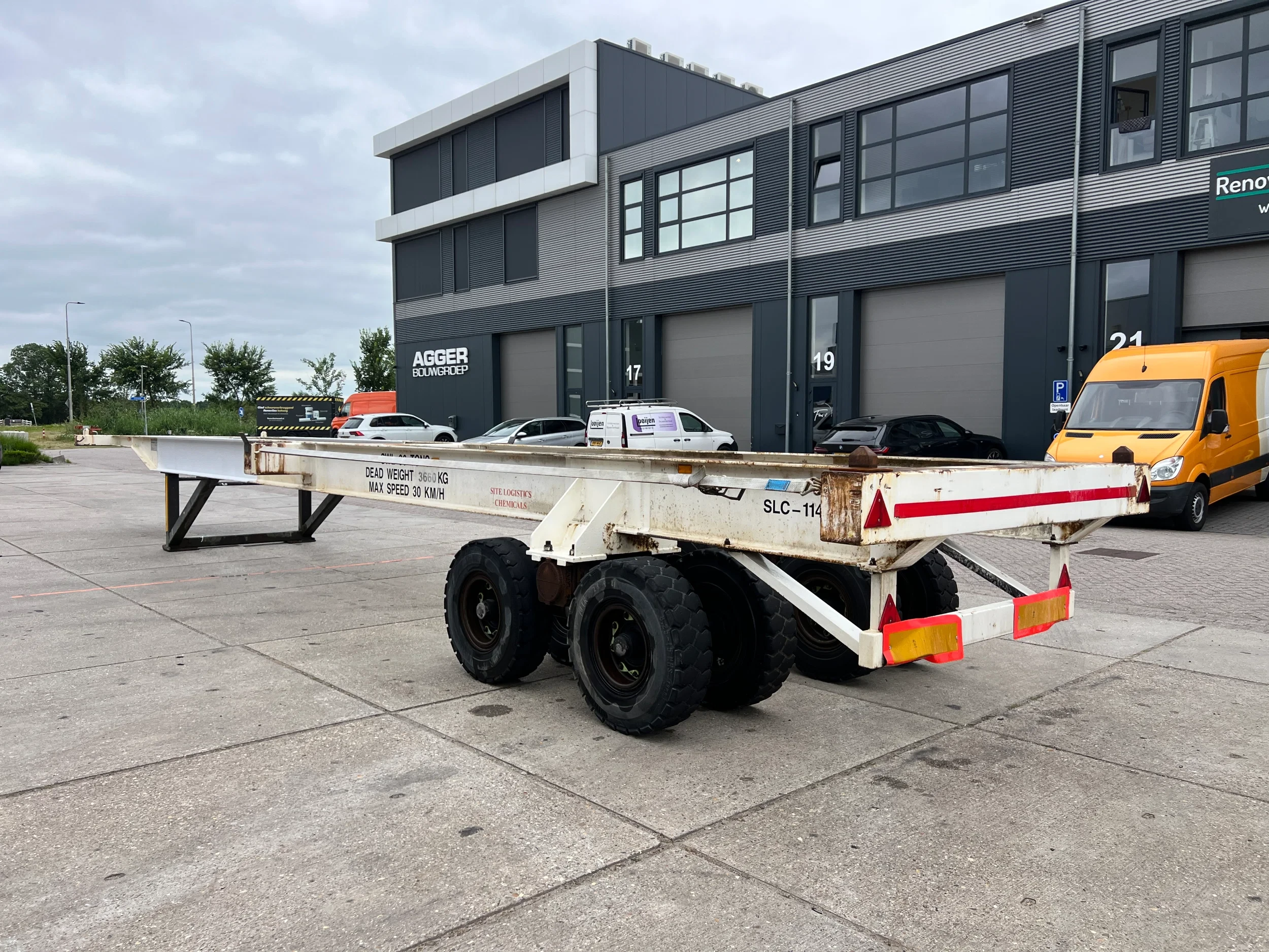 Buiscar - HD / 20 FT - 40 FT - 45 FT / Skeletal / Port Trailer afbeelding 3