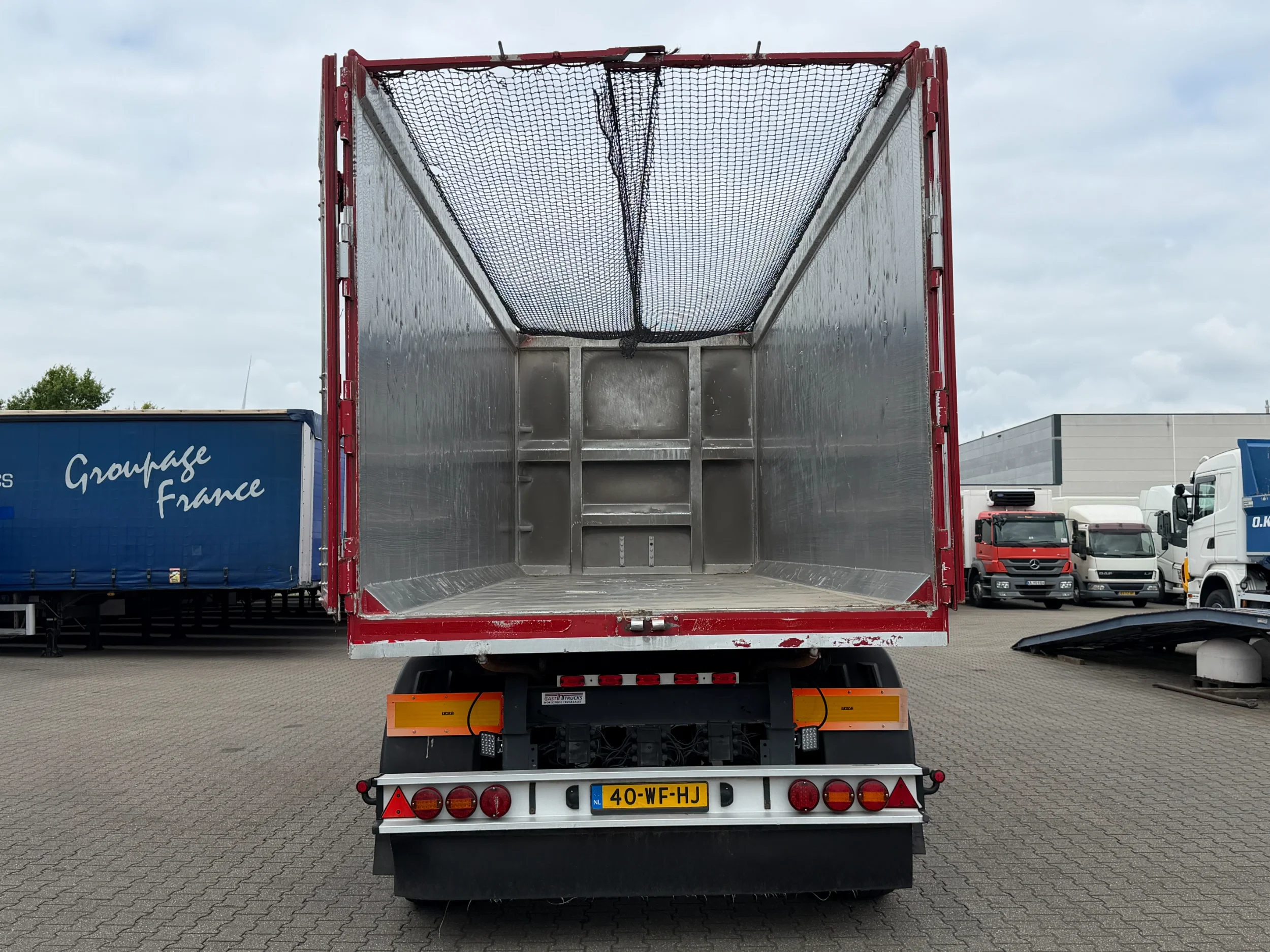 Jumbo 2009 - 40m3 Kipper Schamel Aanhangwagen afbeelding 5