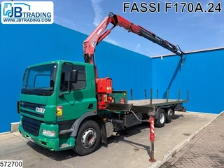 DAF N/A 2002 - CF 340 6x2, EURO 3, Fassi, Manuel, Remote te koop