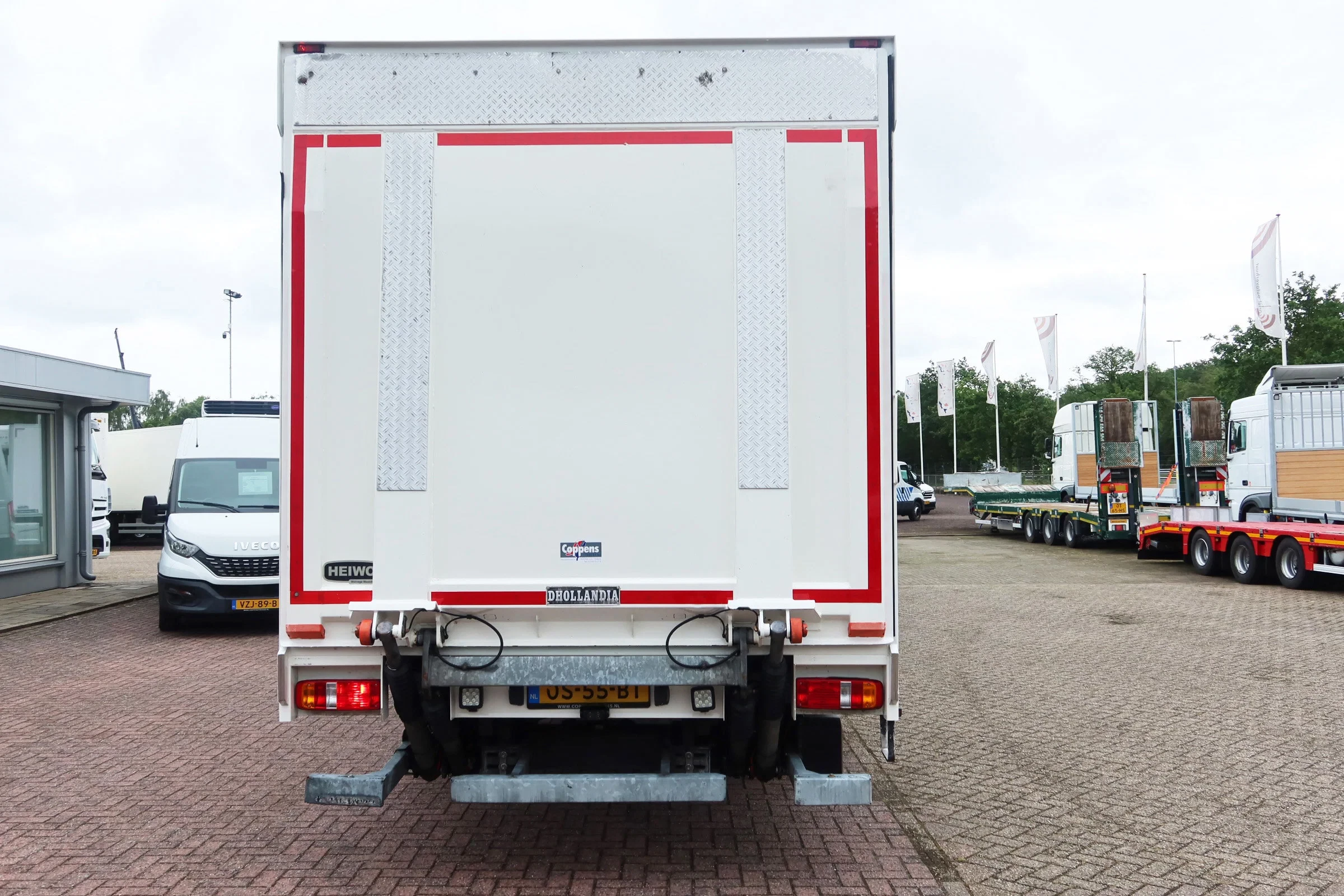 MAN TGM 2019 - 15.290 Trekker + Heiwo city trailer geisoleerd + klep DHollandia 2000kg afbeelding 13