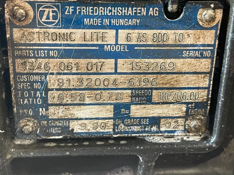 MAN 2012 - 81.32004-6196 ZF 6AS800 TO 6,58-0,78 obrázek 3