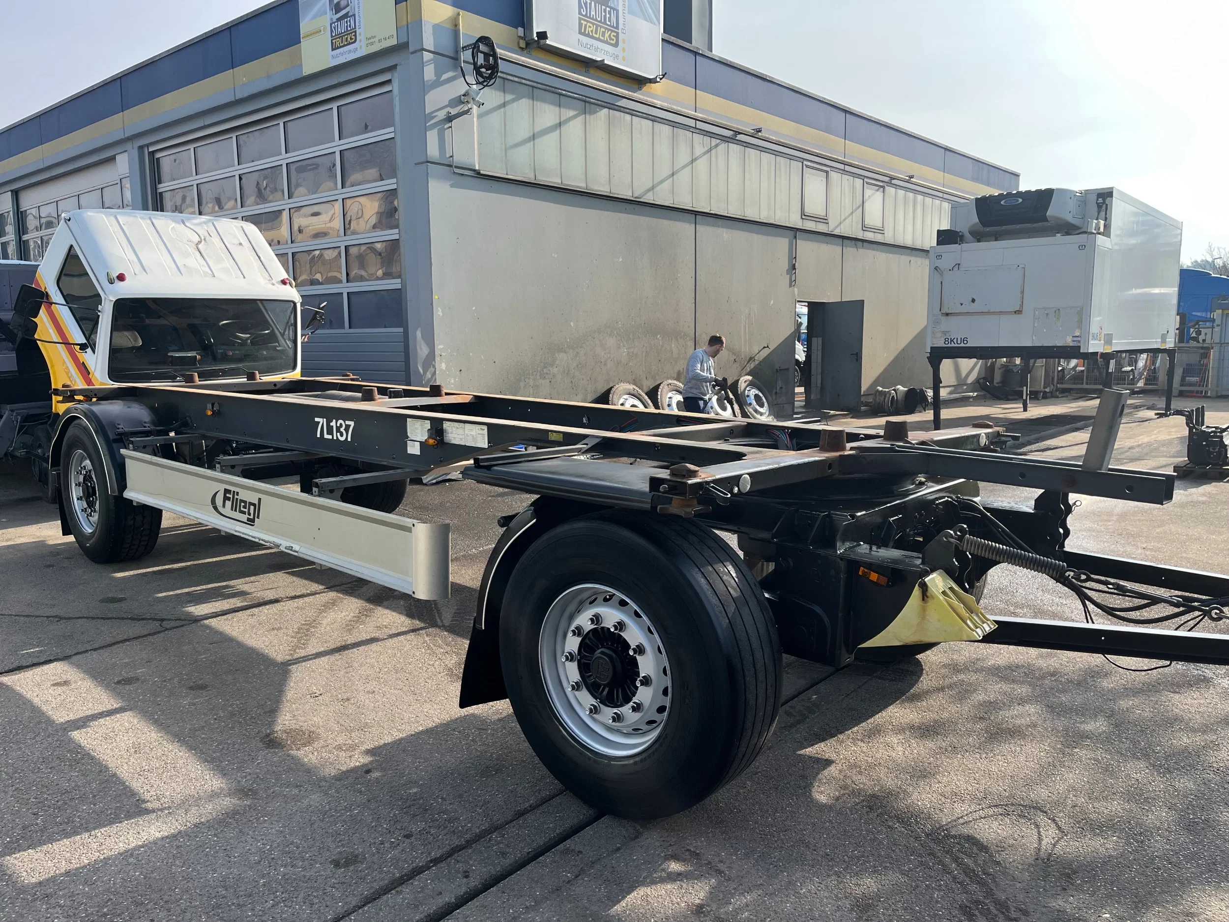 Fliegl 2018 - 4 x ZWP 180 2-Achs Lafette NEUWERTIG afbeelding 7