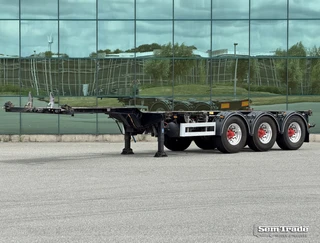 Pacton T3-010 2008 - T3-010 MIDDLE + BACK SLIDER 20-30-40-45 FT. DRUM BRAKES 2x LIFT AXLE TOP CONDITION HOLLAND-TRAILER for sale