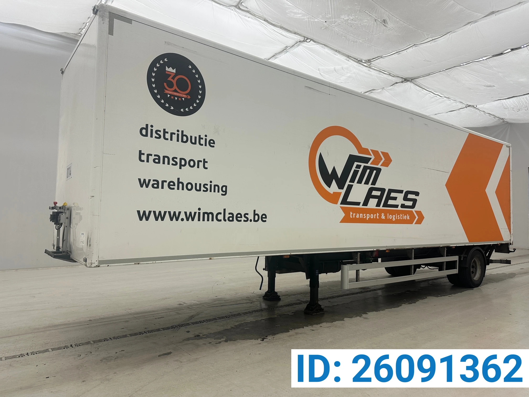 Pacton 2015 - Box semi-trailer afbeelding 1