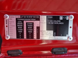 Scania R 2022 - R530 V8 NGS - R6X2 - full air - retarder - new Seats - coffee imagen 36