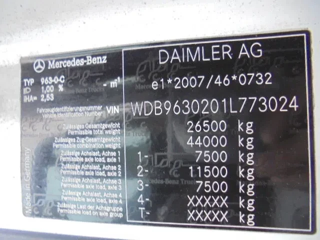 Mercedes-Benz Actros 2013 - 2542 6X2 obrázek 17