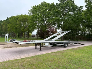 VF minitrailer OP66TP 2000 - Be oplegger ambulance auto transporter met Lier obrazek 4