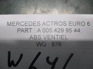 Mercedes-Benz Actros - A 005 429 95 44 ABS VENTIEL EURO 6 imagem 2 miniatura