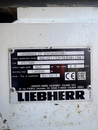 Liebherr N/A 2019 - R 9150 B obrazek 16