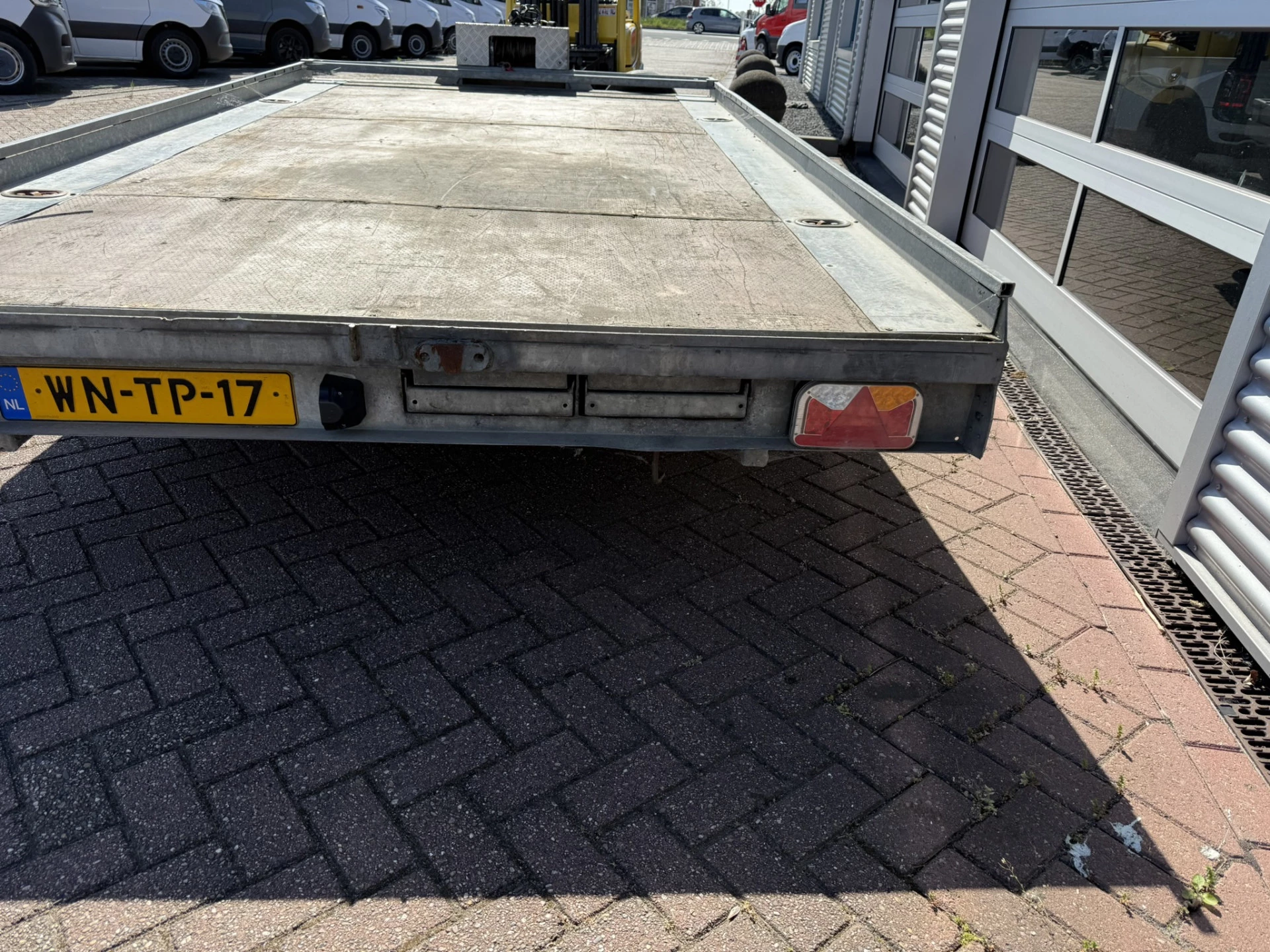 Weyer aanhangers Multitransporter met elektrische lier 2004 afbeelding 4