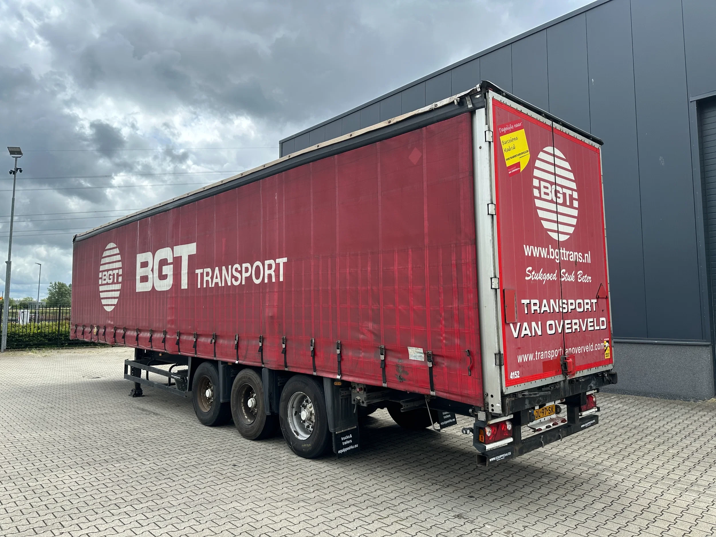 Trailer 2008 - BPW DISC / HARDWOODEN FLOOR / NL-TRAILER / APK: 10-2026 afbeelding 3
