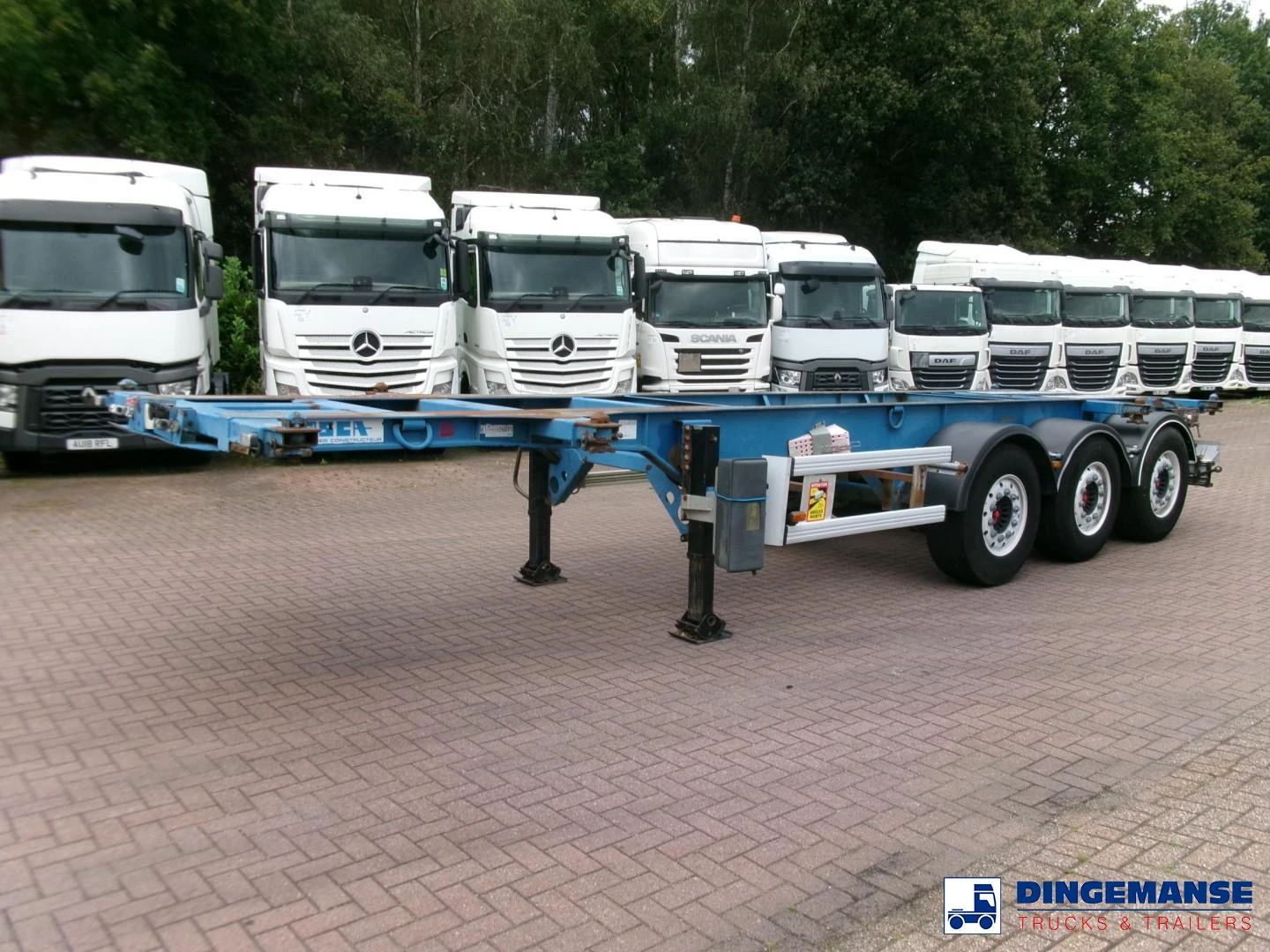 ASCA 3-axle container trailer 20-30 ft + ADR 2002 imagen 1