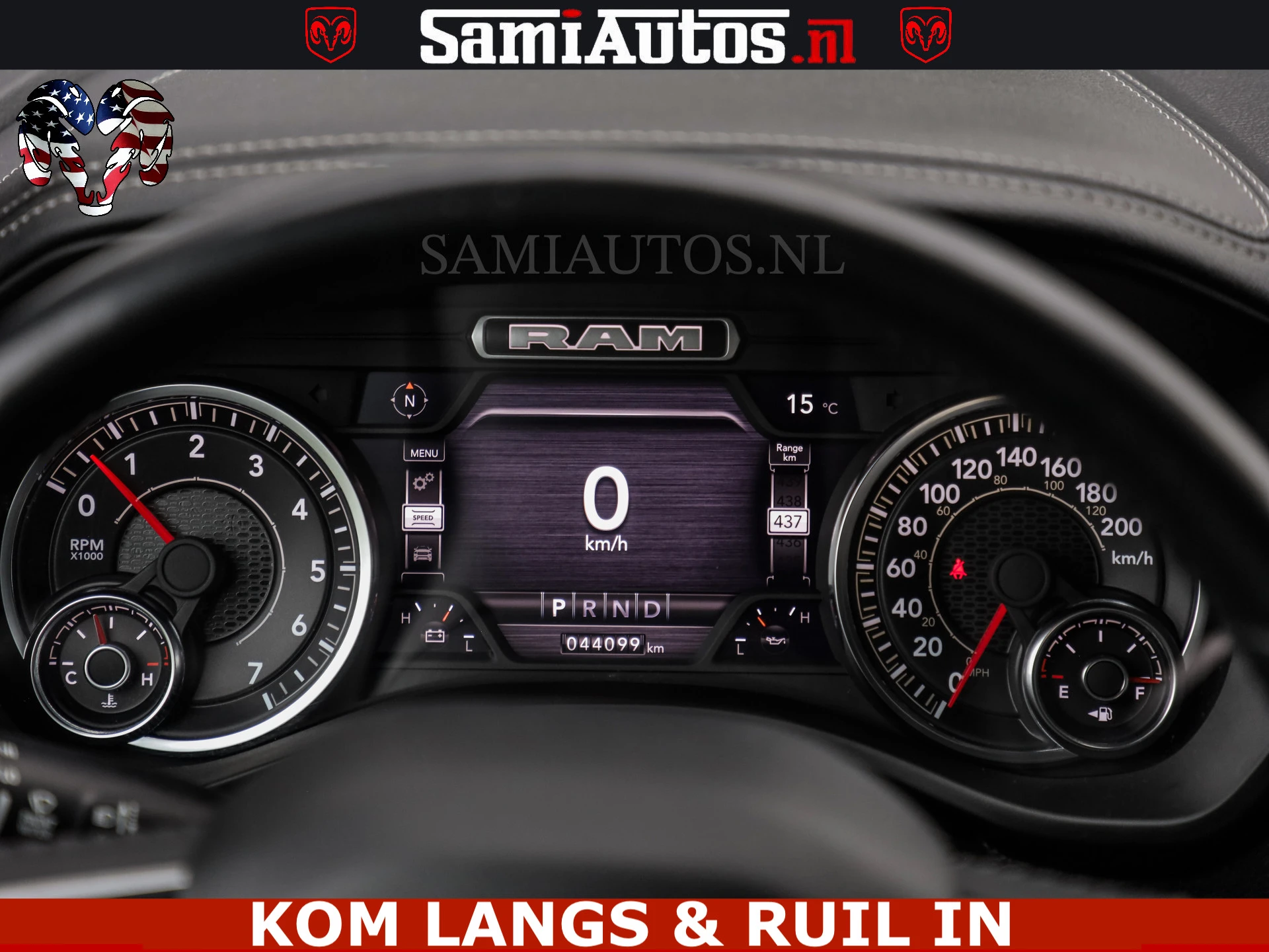 Dodge Ram Pick-Up 2023 - DE DONDER | 5.7 V8 HEMI | BRONZE BREDE WIELEN | WIDE BODY | OPEN UITLAAT KLEP | ZEER DIK | image 53