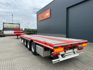 KAESSBOHRER N/A 2026 - new and unused Heavy-Duty flatbed / 690cm extendable / steering axle / lift axle / twistlocks / timberstakes / NL-trailer / APK: 04-2027 imagem 50