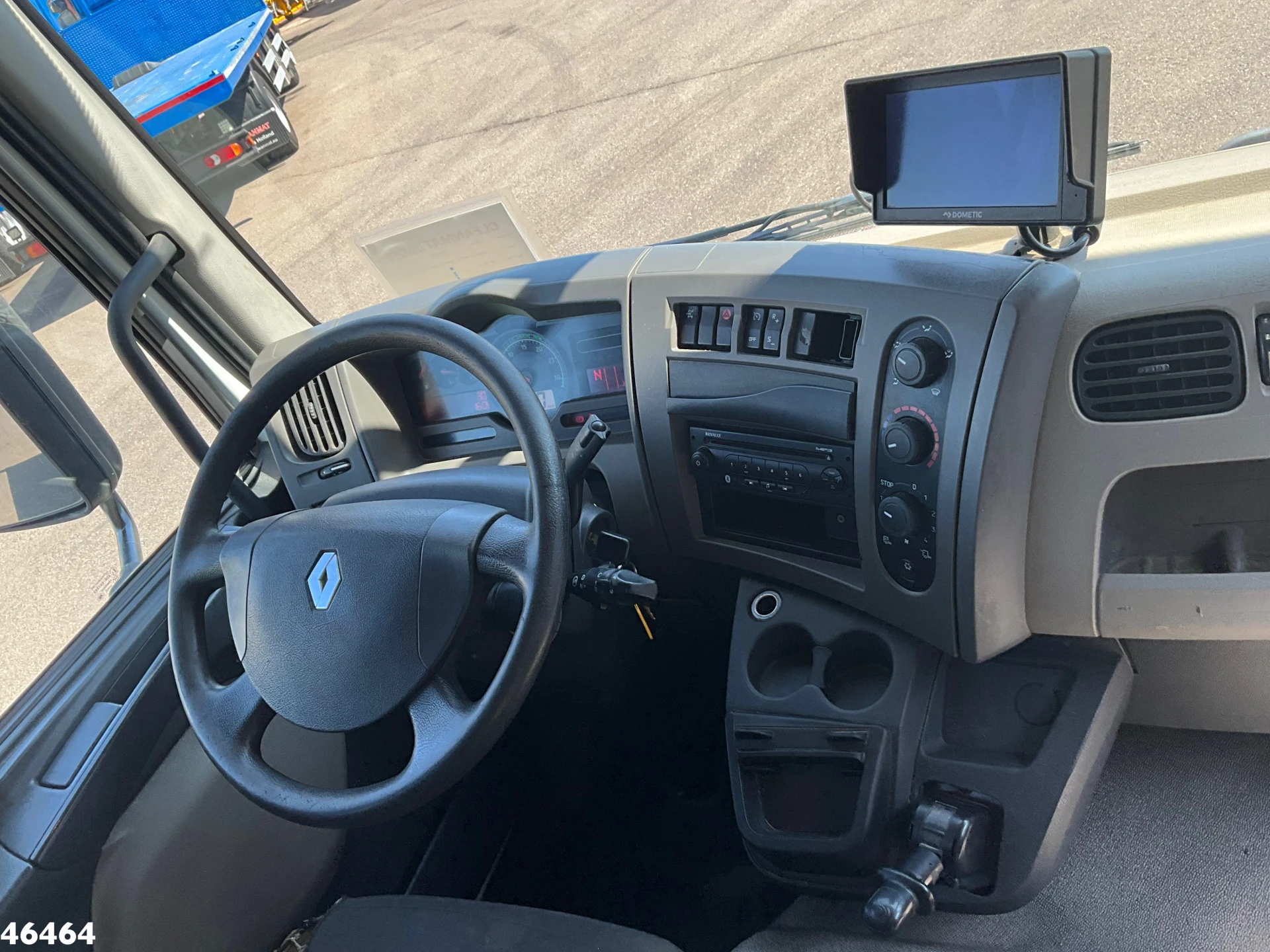 Renault Midlum 180 Kipper HMF laadkraan Just 135.435 km! 2012 afbeelding 15