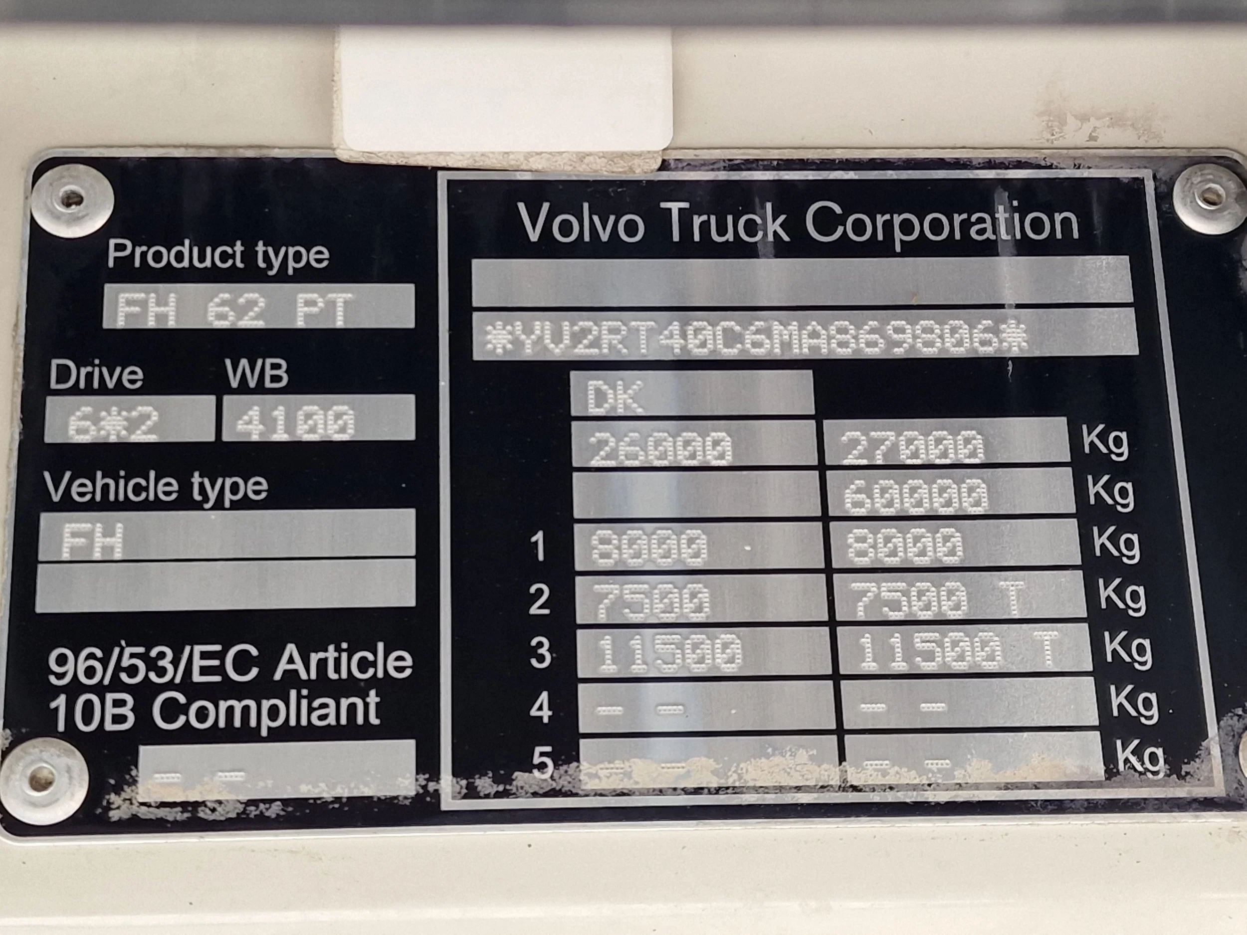 Volvo FH 2020 - 13.500 6x2/4 Low roof - MA chassis - PTO/Hydraulic - Full air imagen 25