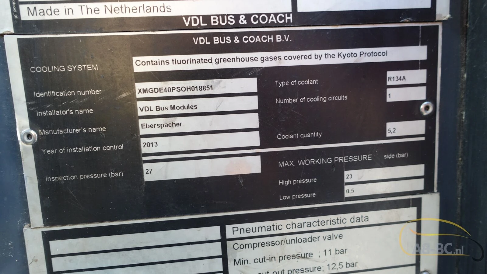VDL Lexio - 61 Seats EURO 5 Original mileage 2013 afbeelding 41