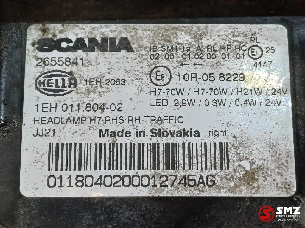 Scania 2018 - Occ koplamp rechts Scania Bild 5
