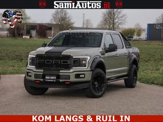 Dodge Ram Pick-Up 2018 - FORD F150 5.0 V8 4X4 | MAT OLIVE GREEN | BIJTELLING VRIJ | ZEER DIK | CAMERA | 3500KG | PANORAMA | LEDER | GO RHINO ROLLBAR | immagine 86